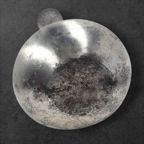 Vintage Pewter Bud Vase 11" Tall Modern Genie Form Heavy Sculptural Décor - Picture 6 of 9